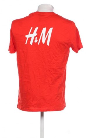 Tricou de bărbați H&M, Mărime M, Culoare Roșu, Preț 61,99 Lei