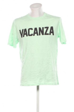 Herren T-Shirt H&M L.O.G.G., Größe M, Farbe Grün, Preis 13,99 €