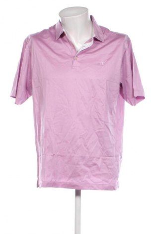 Męski T-shirt Henry Cotton's, Rozmiar XL, Kolor Różowy, Cena 248,28 zł