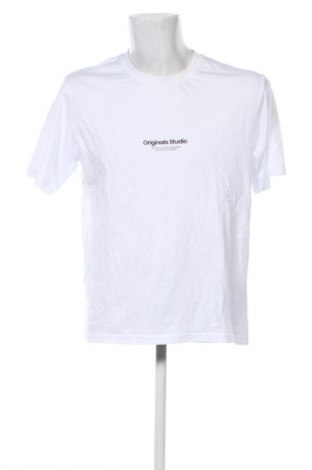 Мъжка тениска Jack & Jones, Размер M, Цвят Бял, Цена 42,99 лв.