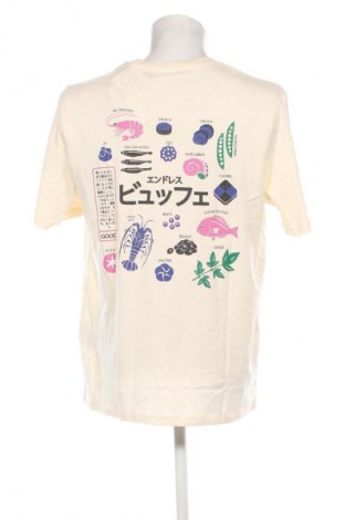 Herren T-Shirt Jack & Jones, Größe L, Farbe Ecru, Preis 28,99 €