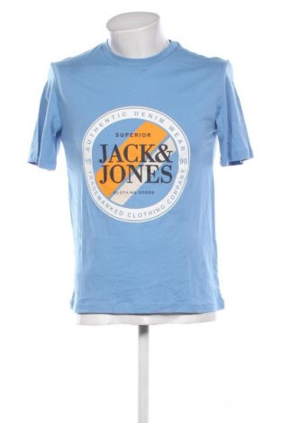 Ανδρικό t-shirt Jack & Jones, Μέγεθος S, Χρώμα Μπλέ, Τιμή 11,99 €