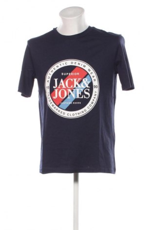 Мъжка тениска Jack & Jones, Размер L, Цвят Син, Цена 42,99 лв.
