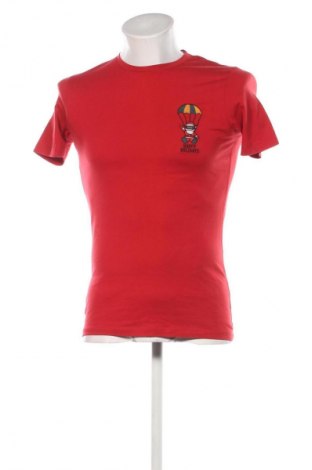 Męski T-shirt Jack & Jones, Rozmiar S, Kolor Czerwony, Cena 68,66 zł