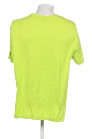 Ανδρικό t-shirt Kappa, Μέγεθος XXL, Χρώμα Πράσινο, Τιμή 20,41 €