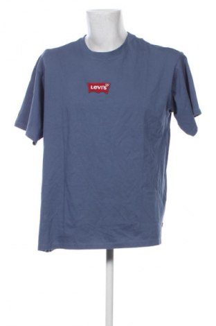 Męski T-shirt Levi's, Rozmiar L, Kolor Niebieski, Cena 203,99 zł