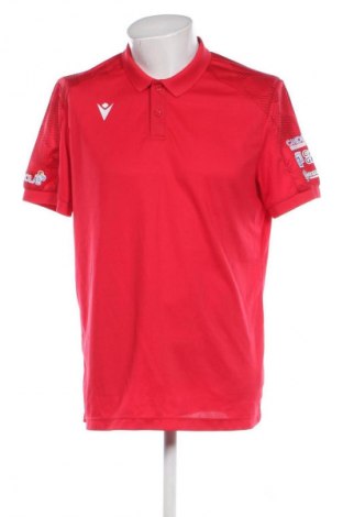 Ανδρικό t-shirt Macron, Μέγεθος XXL, Χρώμα Κόκκινο, Τιμή 12,99 €