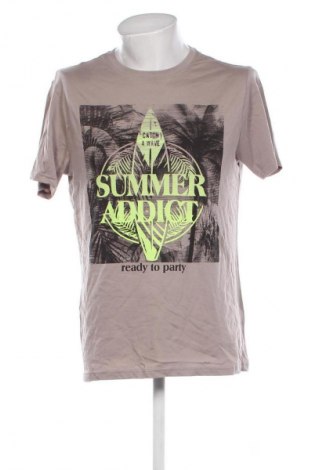 Herren T-Shirt Much More, Größe M, Farbe Beige, Preis € 13,99