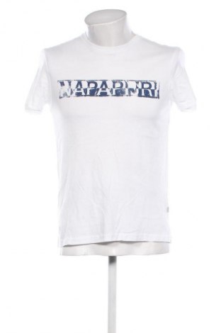 Herren T-Shirt Napapijri, Größe S, Farbe Weiß, Preis € 28,99