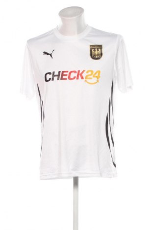 Мъжка тениска PUMA, Размер L, Цвят Бял, Цена 27,99 лв.