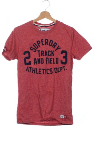 Мъжка тениска Superdry, Размер XS, Цвят Червен, Цена 18,99 лв.