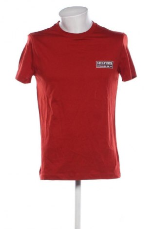 Męski T-shirt Tommy Hilfiger, Rozmiar M, Kolor Czerwony, Cena 252,99 zł