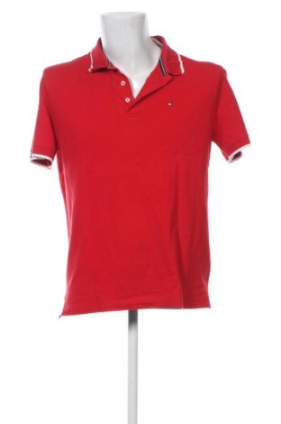 Męski T-shirt Tommy Hilfiger, Rozmiar M, Kolor Czerwony, Cena 155,90 zł