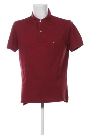 Męski T-shirt Tommy Hilfiger, Rozmiar L, Kolor Czerwony, Cena 352,51 zł