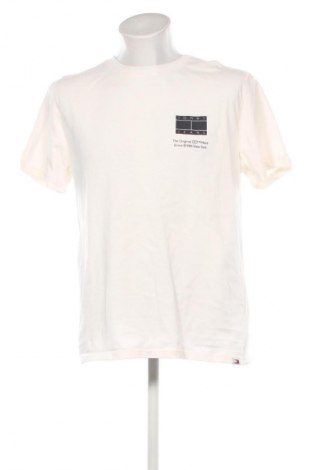 Męski T-shirt Tommy Jeans, Rozmiar M, Kolor ecru, Cena 268,99 zł