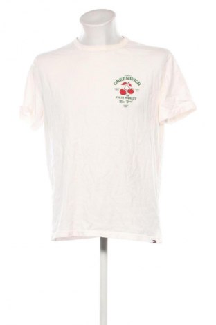 Ανδρικό t-shirt Tommy Jeans, Μέγεθος M, Χρώμα Εκρού, Τιμή 38,99 €