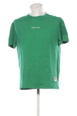 Pánske tričko  Tommy Jeans, Veľkosť M, Farba Zelená, Cena  44,95 €