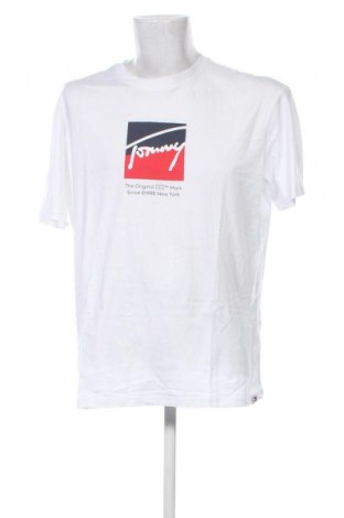 Мъжка тениска Tommy Jeans, Размер L, Цвят Бял, Цена 77,99 лв.