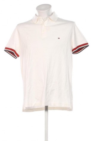 Tricou de bărbați Tommy Hilfiger, Mărime XL, Culoare Ecru, Preț 405,99 Lei