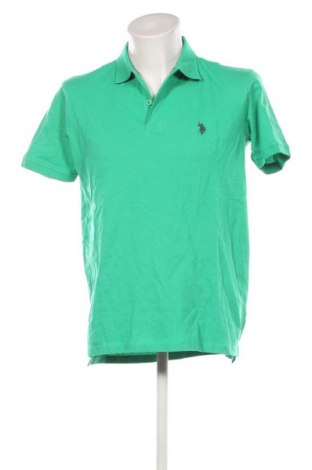 Férfi póló U.S. Polo Assn., Méret L, Szín Zöld, Ár 26 279 Ft