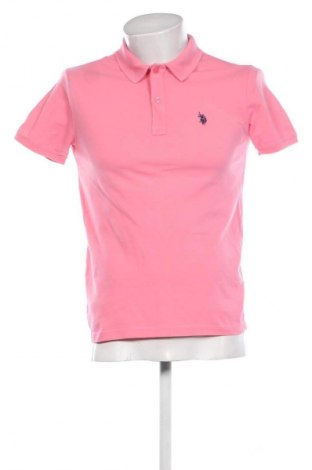 Ανδρικό t-shirt U.S. Polo Assn., Μέγεθος S, Χρώμα Ρόζ , Τιμή 25,49 €