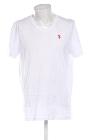 Męski T-shirt U.S. Polo Assn., Rozmiar XXL, Kolor Biały, Cena 203,99 zł