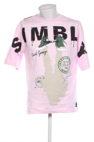 Męski T-shirt Unbranded, Rozmiar S, Kolor Różowy, Cena 71,26 zł