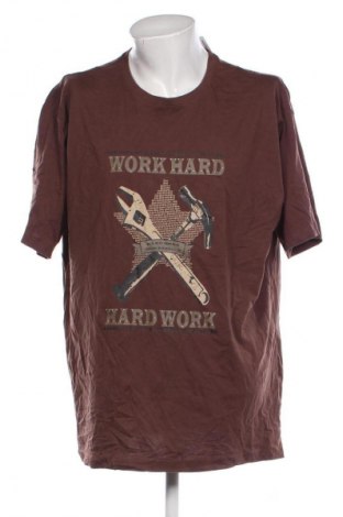 Męski T-shirt Unbranded, Rozmiar 3XL, Kolor Brązowy, Cena 62,99 zł