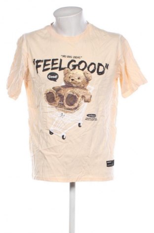 Tricou de bărbați Unbranded, Mărime L, Culoare Bej, Preț 61,99 Lei