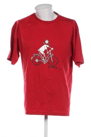 Ανδρικό t-shirt Unbranded, Μέγεθος XL, Χρώμα Κόκκινο, Τιμή 12,99 €