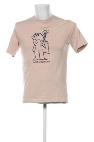 Ανδρικό t-shirt Zara, Μέγεθος S, Χρώμα  Μπέζ, Τιμή 8,34 €