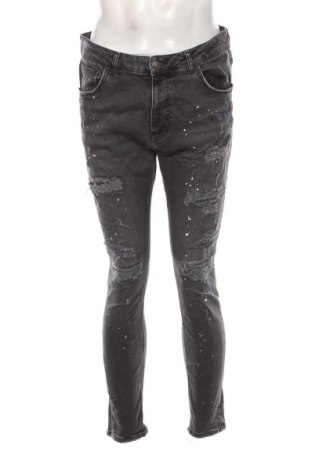 Pánske džínsy  Bershka, Veľkosť L, Farba Sivá, Cena  14,95 €
