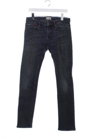 Męskie jeansy Hilfiger Denim, Rozmiar S, Kolor Niebieski, Cena 315,99 zł