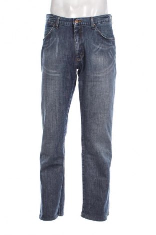 Blugi de bărbați Wrangler, Mărime M, Culoare Albastru, Preț 105,03 Lei