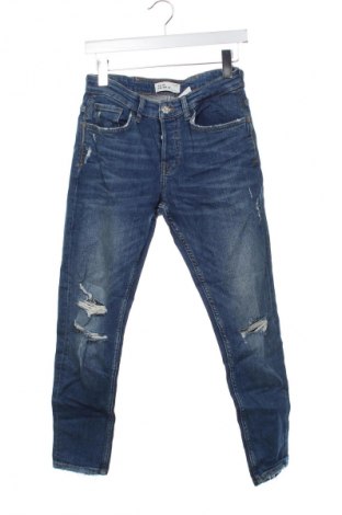 Blugi de bărbați Zara Man, Mărime XS, Culoare Albastru, Preț 88,99 Lei