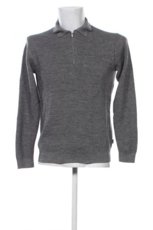 Herrenpullover Jack & Jones, Größe M, Farbe Grau, Preis 26,99 €