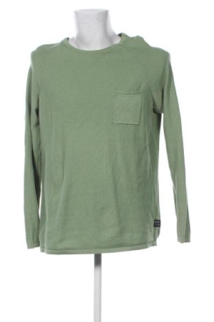 Męski sweter Toni x Tom  by Tom Tailor, Rozmiar L, Kolor Zielony, Cena 116,13 zł
