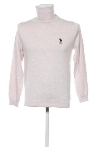 Ανδρικό πουλόβερ U.S. Polo Assn., Μέγεθος S, Χρώμα Εκρού, Τιμή 23,99 €