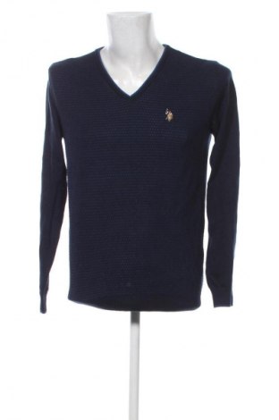 Ανδρικό πουλόβερ U.S. Polo Assn., Μέγεθος M, Χρώμα Μπλέ, Τιμή 39,99 €