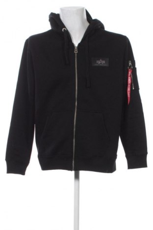 Ανδρικό φούτερ Alpha Industries, Μέγεθος L, Χρώμα Μαύρο, Τιμή 79,99 €
