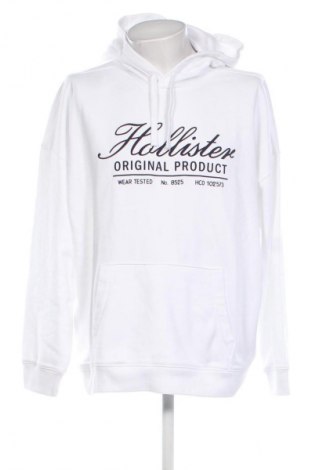 Ανδρικό φούτερ Hollister, Μέγεθος XL, Χρώμα Λευκό, Τιμή 59,99 €
