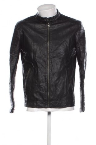 Pánska kožená bunda  Core By Jack & Jones, Veľkosť M, Farba Čierna, Cena  27,95 €