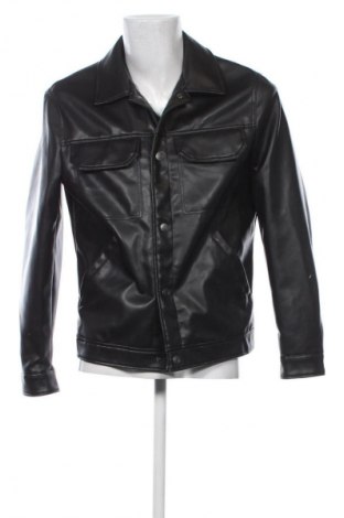 Geacă de piele pentru bărbati Zara, Mărime M, Culoare Negru, Preț 149,90 Lei