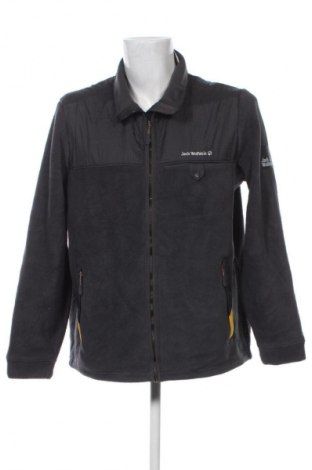Męska kurtka z polaru Jack Wolfskin, Rozmiar XXL, Kolor Szary, Cena 222,99 zł