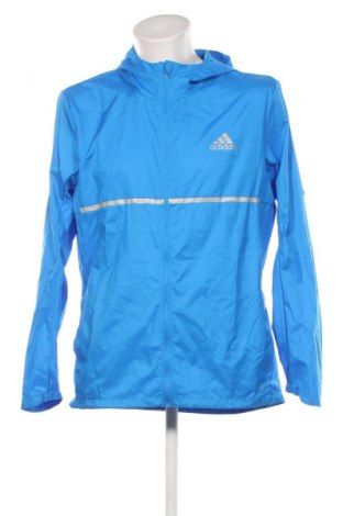 Мъжко яке Adidas, Размер L, Цвят Син, Цена 82,99 лв.