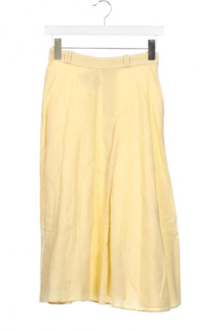 Пола Zara, Размер XS, Цвят Жълт, Цена 39,10 лв.