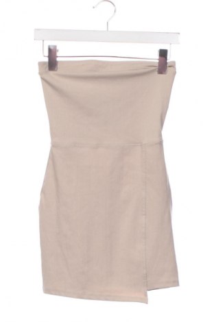 Kleid Bershka, Größe XXS, Farbe Beige, Preis € 20,99