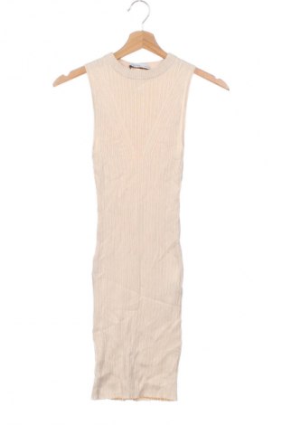 Rochie Bershka, Mărime XS, Culoare Ecru, Preț 94,99 Lei