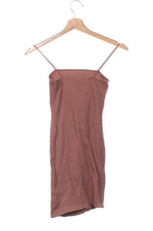 Kleid Bershka, Größe XS, Farbe Braun, Preis 15,22 €