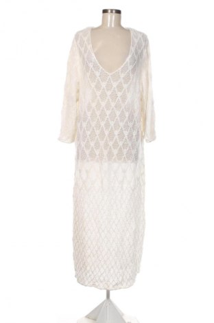 Kleid Zara, Größe L, Farbe Weiß, Preis 23,99 €